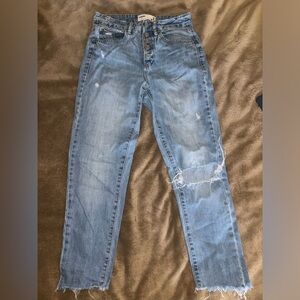 Garage Light Blue Distressed Jeans Size 3